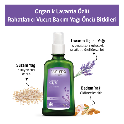 Weleda Rahatlatıcı Lavanta Vücut Bakım Yağı 100 ml - 3