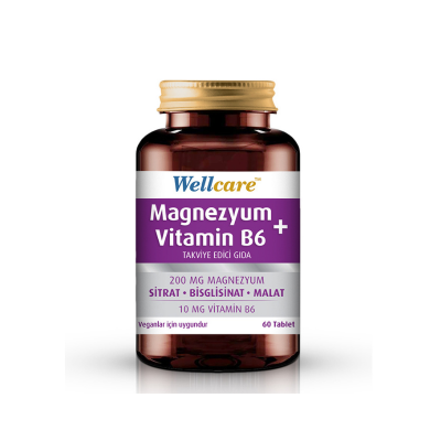 Wellcare Magnezyum + Vitamin B6 60 Tablet - 2