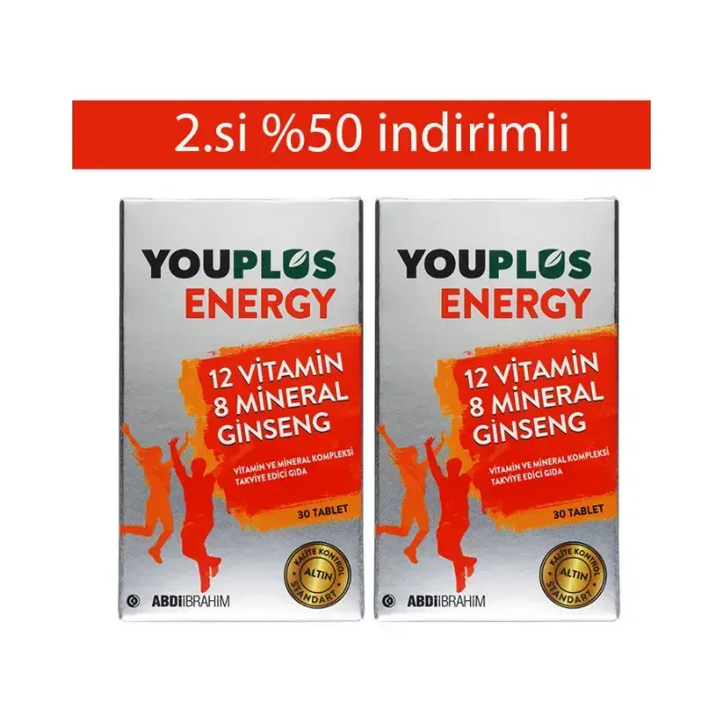 Youplus Energy 30 Tablet - İkincisi %50 İndirimli -1