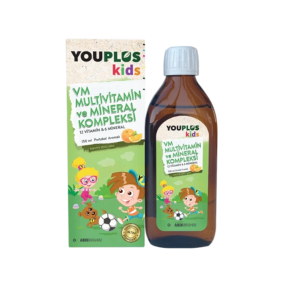 Youplus Kids Vm Multivitamin Ve Mineral Kompleksi 150 ml - 1