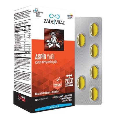 Zade Vital Aspir Yağı 60 Yumuşak Kapsül - 2