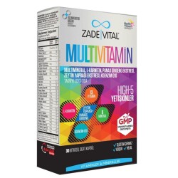 Zade Vital Multivitamin Takviye Edici Gıda 30 Bitkisel Kapsül - 2