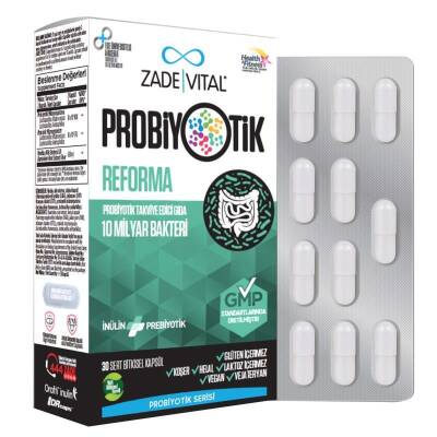 Zade Vital Probiyotik Reforma 30 Bitkisel Kapsül - 1