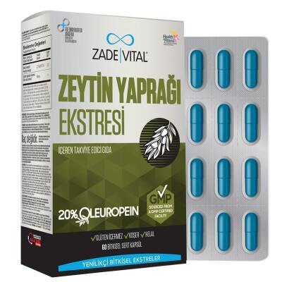 Zade Vital Zeytin Yaprağı Ekstresi 60 Kapsül - 1